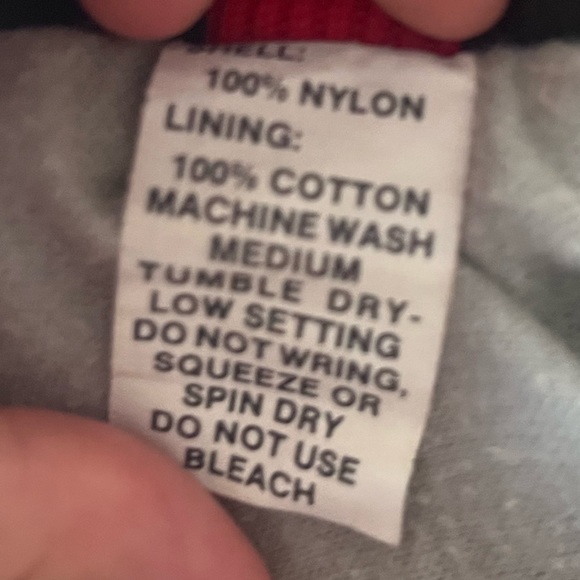 Red Varsity Windbreaker - Picture 4 of 5